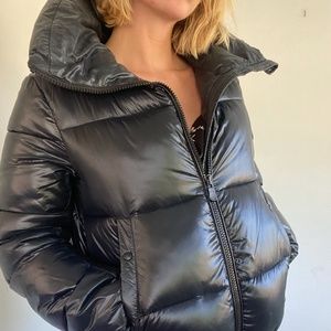 Save The Duck Animal Free collar puffer jacket